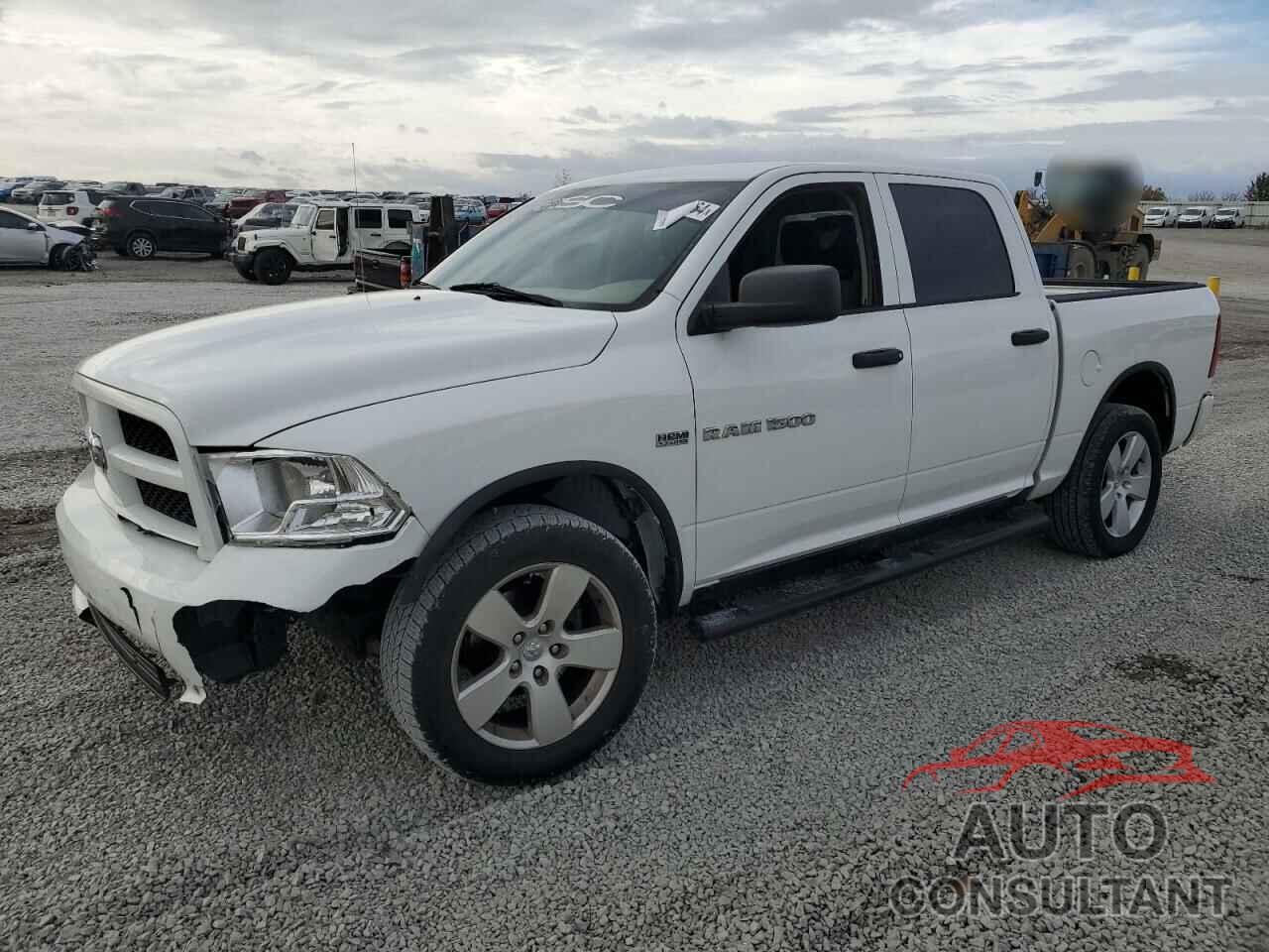 DODGE RAM 1500 2012 - 1C6RD7KT3CS176617