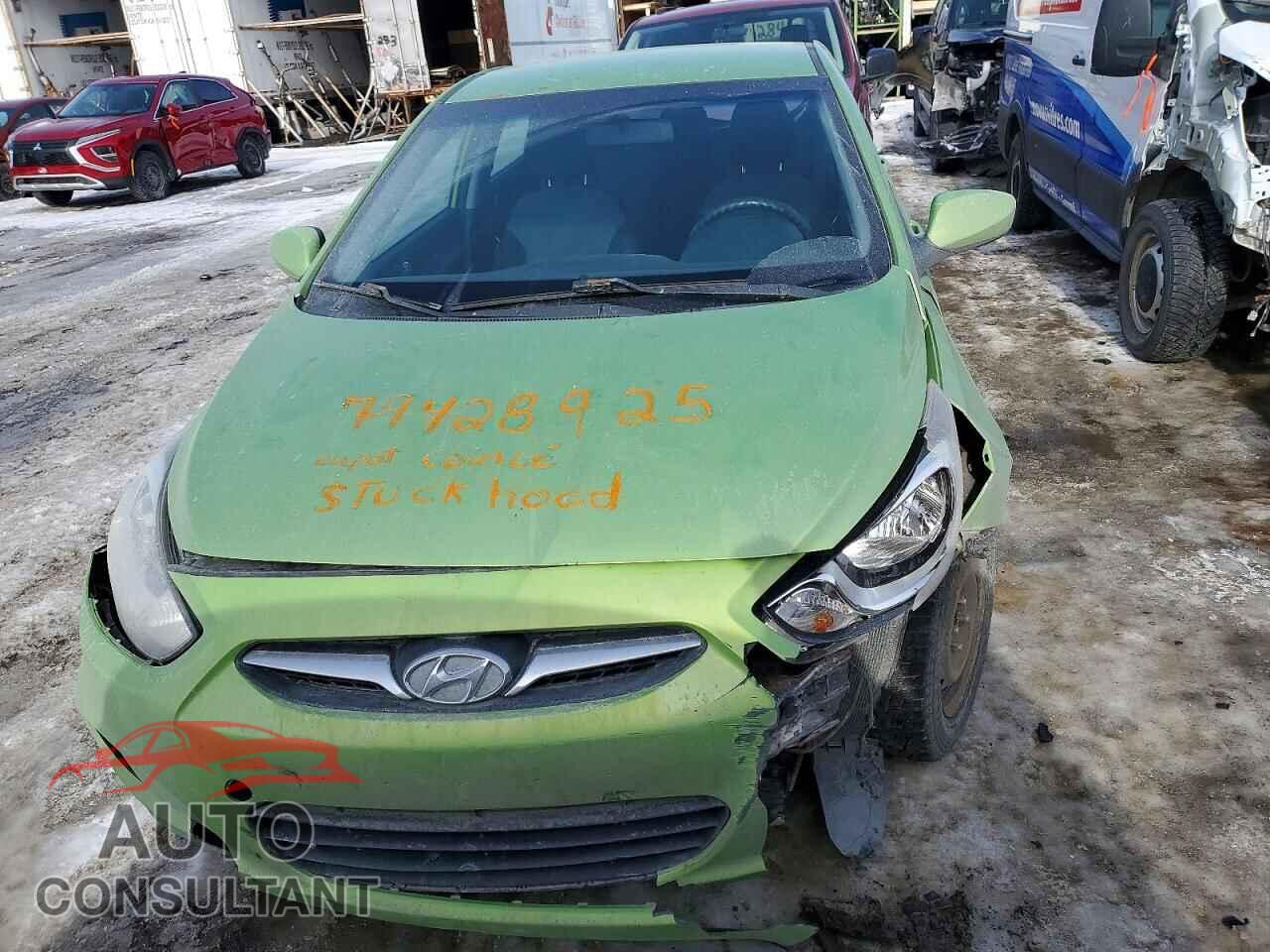 HYUNDAI ACCENT 2013 - KMHCT5AE5DU110760