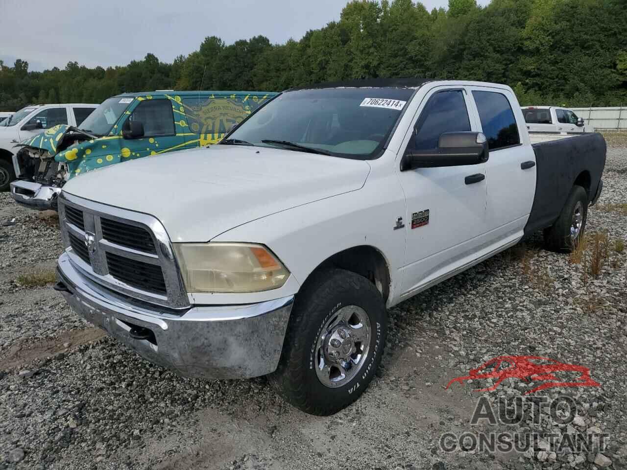 DODGE RAM 2500 2012 - 3C6TD4HL6CG248400