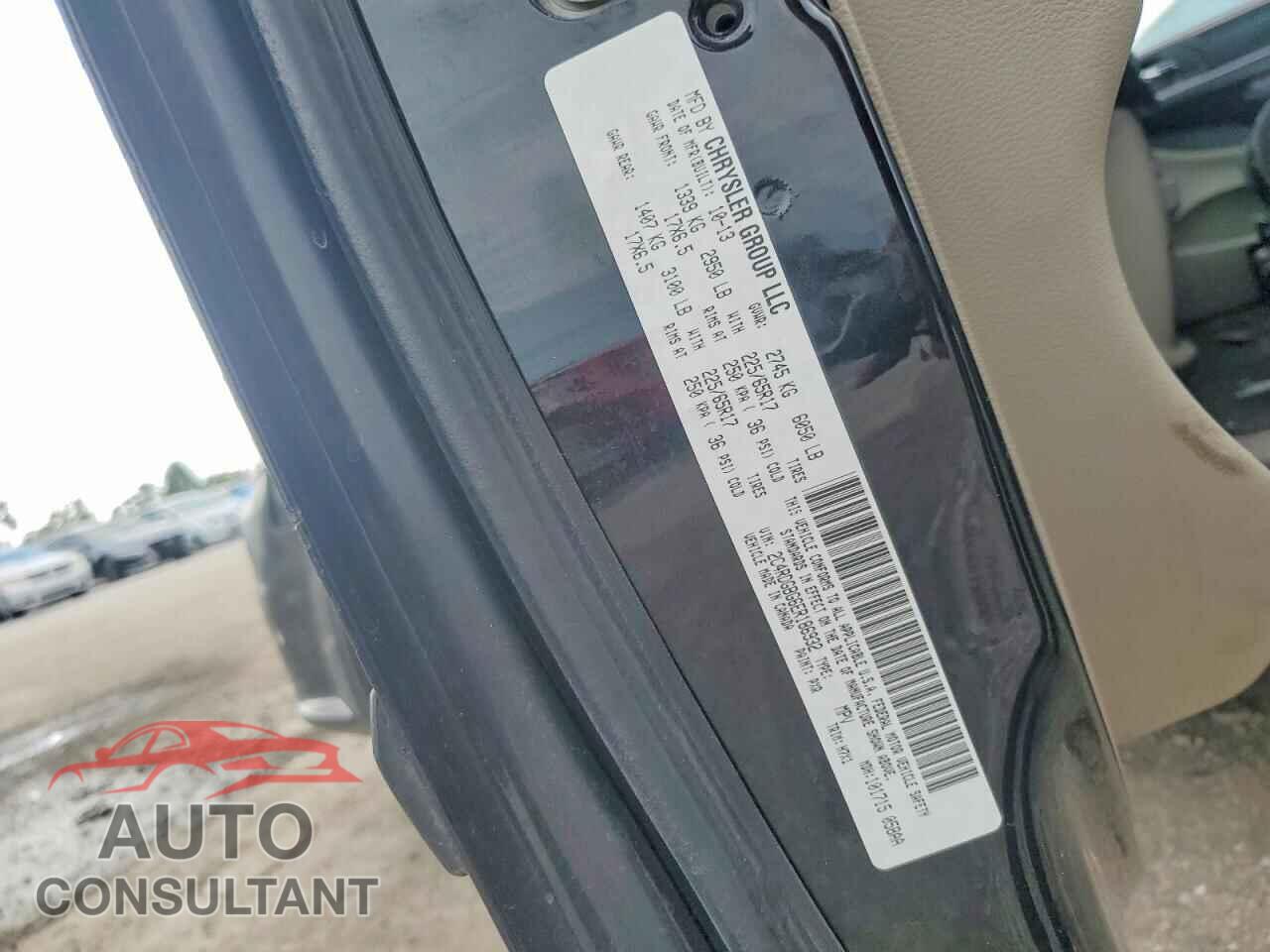 DODGE CARAVAN 2014 - 2C4RDGBG6ER186932