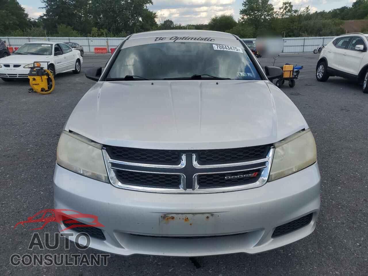 DODGE AVENGER 2012 - 1C3CDZAB3CN325565