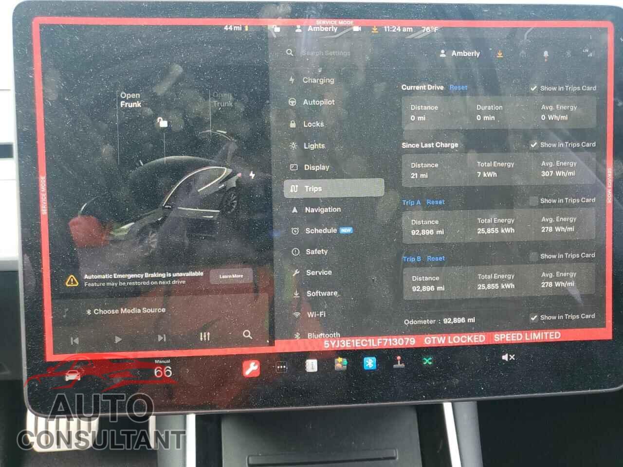 TESLA MODEL 3 2020 - 5YJ3E1EC1LF713079