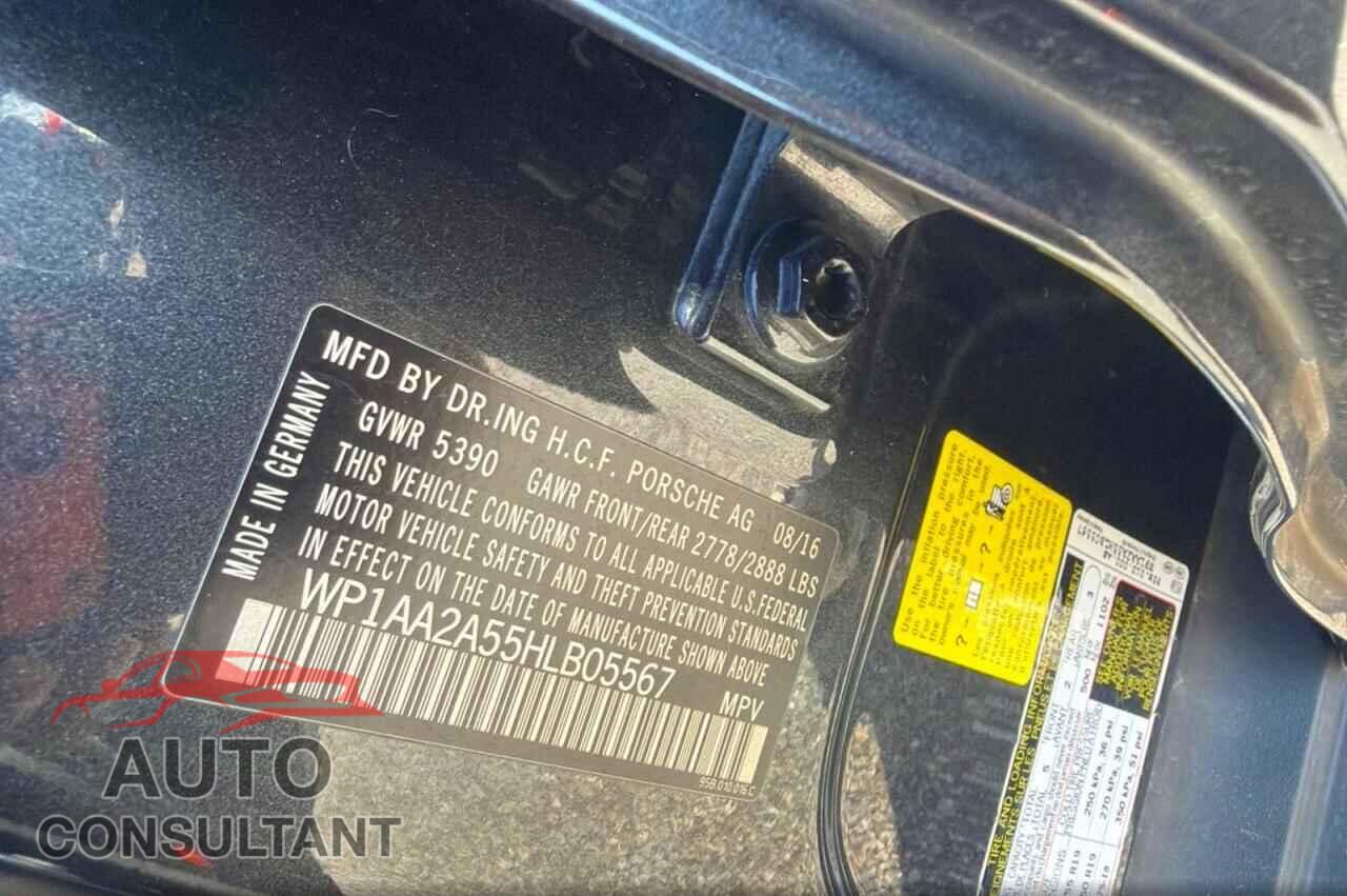 PORSCHE MACAN 2017 - WP1AA2A55HLB05567