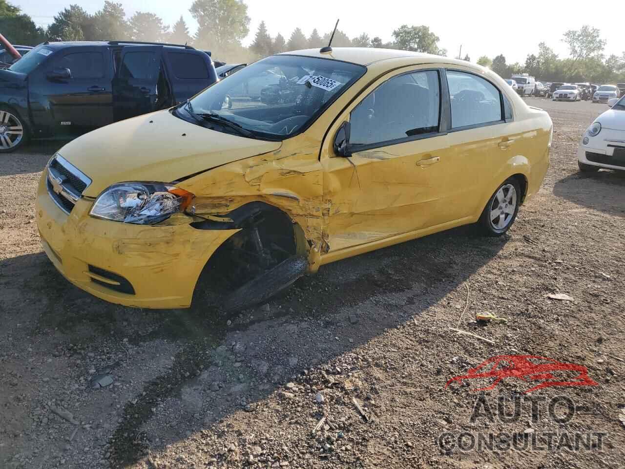CHEVROLET AVEO 2009 - KL1TD56E89B643772