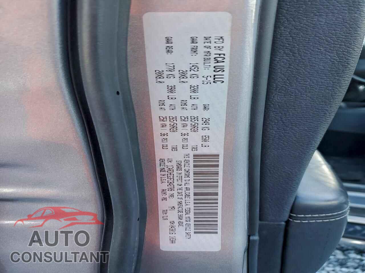 DODGE DURANGO 2015 - 1C4RDHEG3FC842709