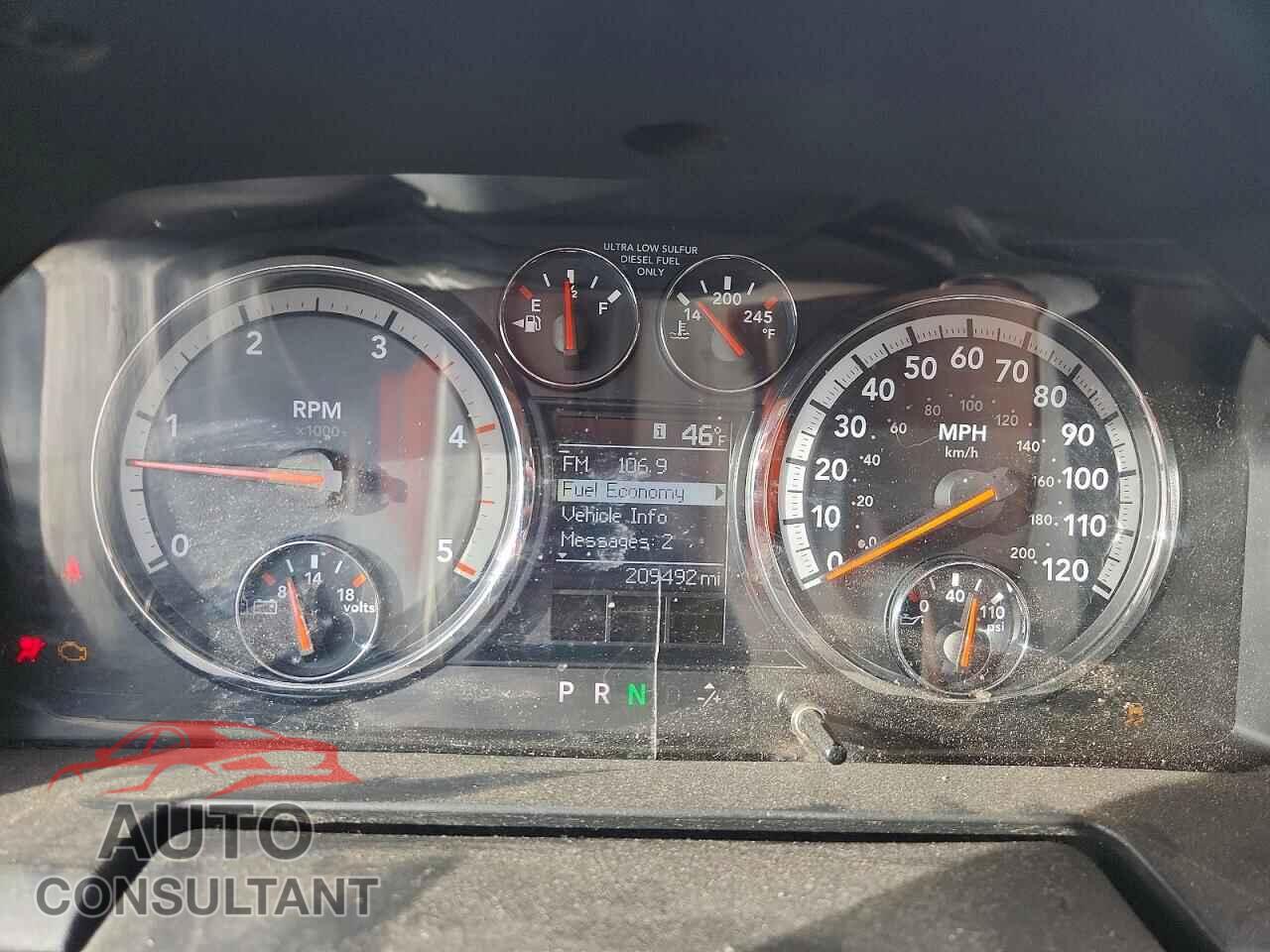 DODGE RAM 3500 2012 - 3C63D3GL9CG183649