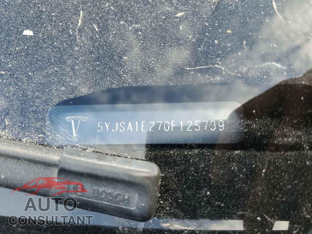 TESLA MODEL S 2016 - 5YJSA1E27GF125739