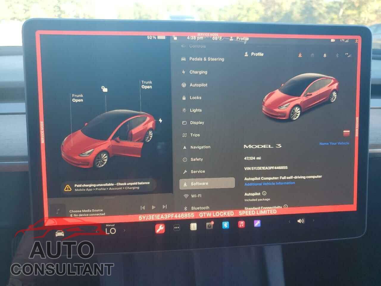 TESLA MODEL 3 2023 - 5YJ3E1EA3PF446855