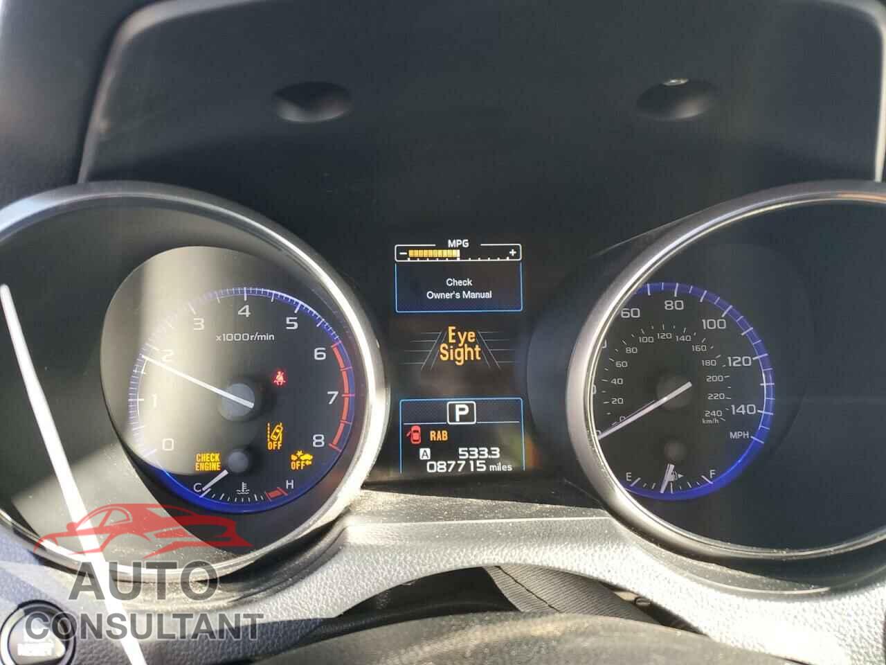 SUBARU OUTBACK 2018 - 4S4BSANC4J3347032