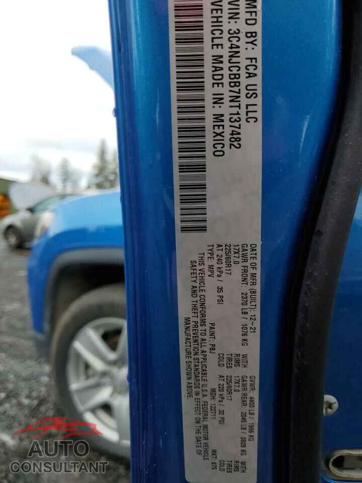 JEEP COMPASS 2022 - 3C4NJCBB7NT137482