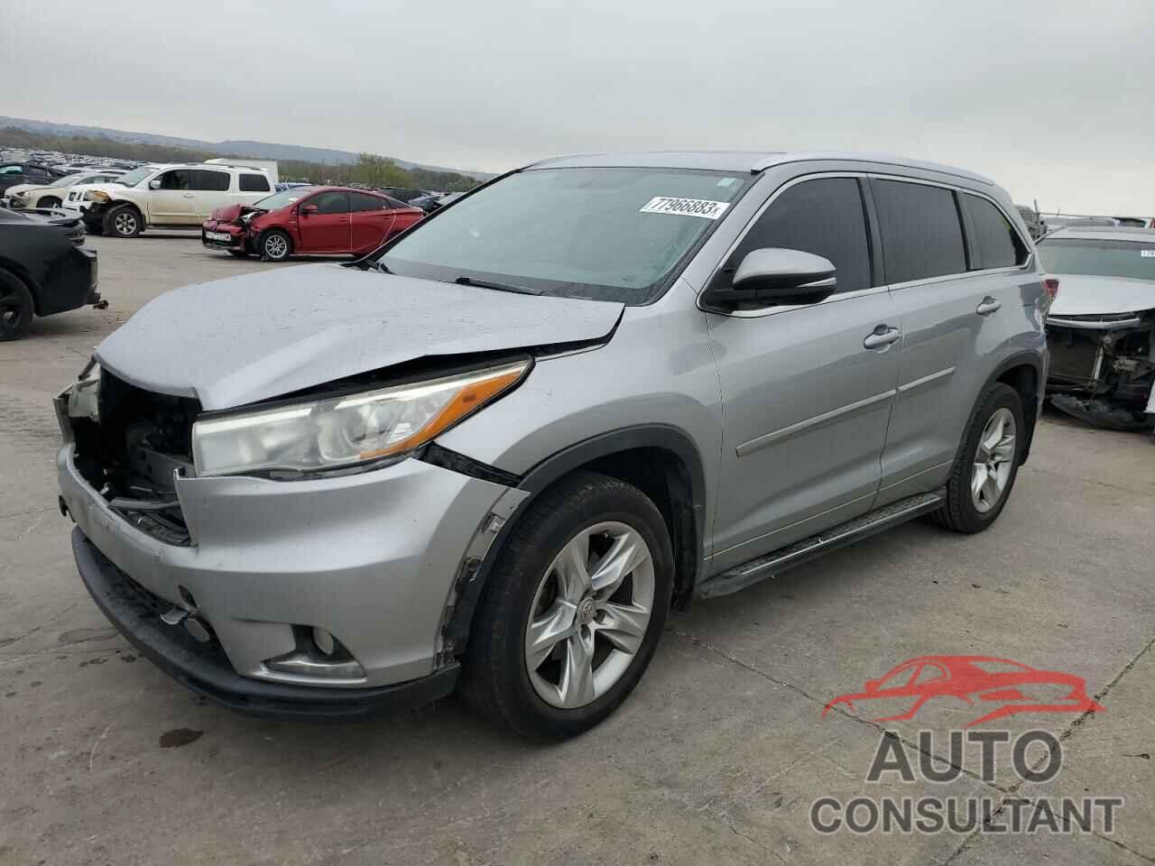 TOYOTA HIGHLANDER 2015 - 5TDYKRFH8FS084928