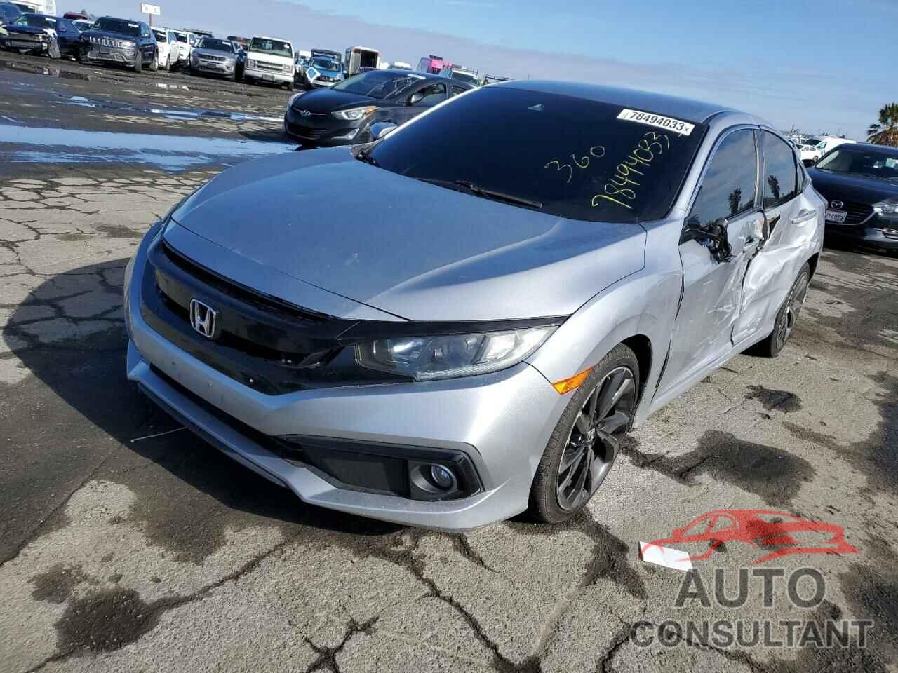 HONDA CIVIC 2019 - 19XFC2F83KE206272