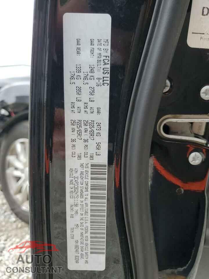 DODGE JOURNEY 2017 - 3C4PDCBG2HT511190