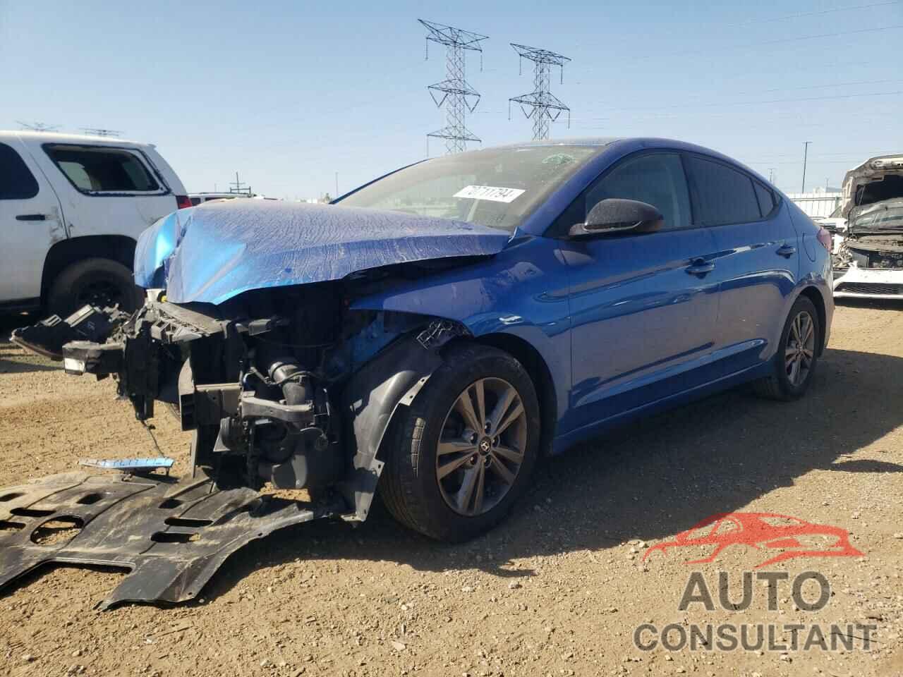 HYUNDAI ELANTRA 2018 - 5NPD84LF9JH252934