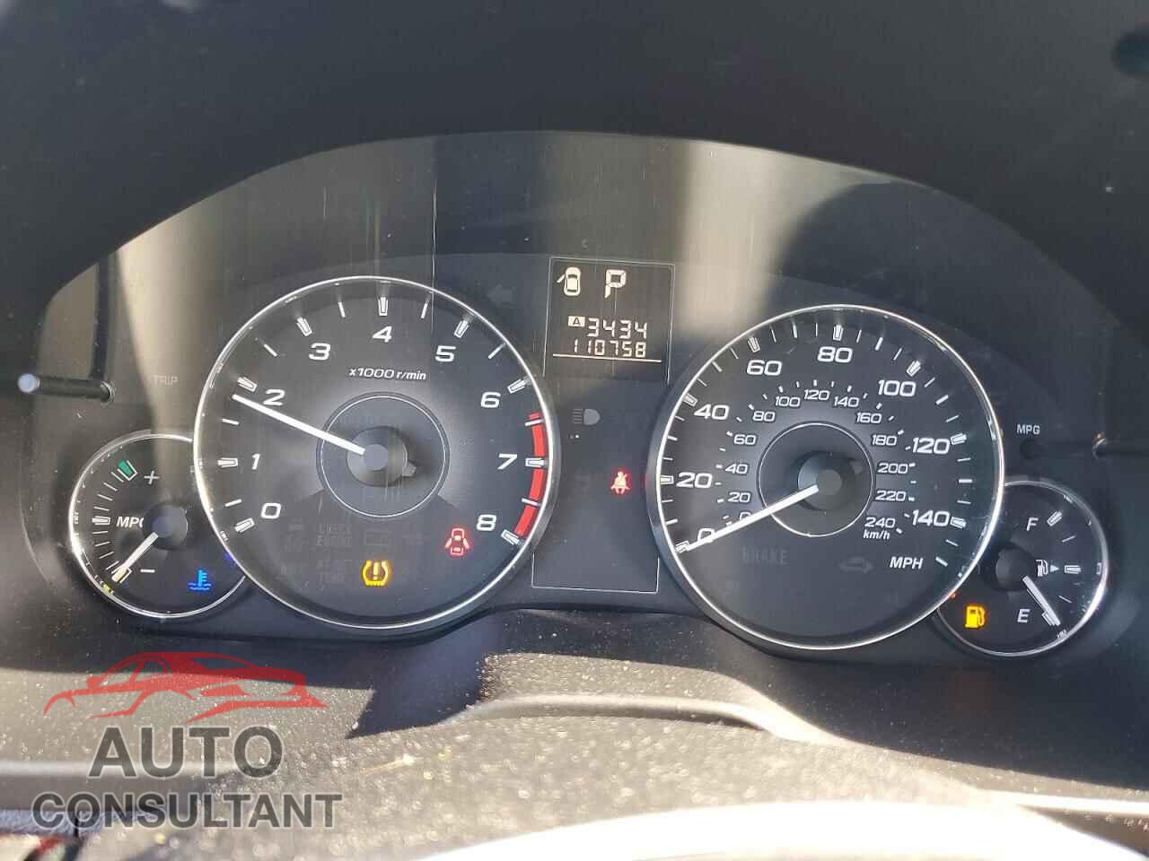 SUBARU OUTBACK 2011 - 4S4BRBLC1B3447143