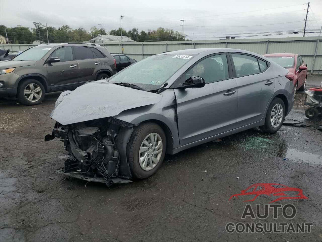HYUNDAI ELANTRA 2019 - KMHD74LF6KU883629