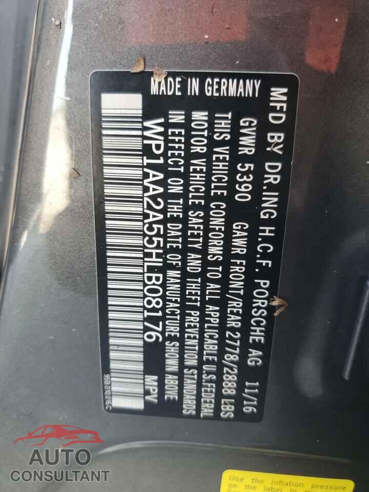 PORSCHE MACAN 2017 - WP1AA2A55HLB08176