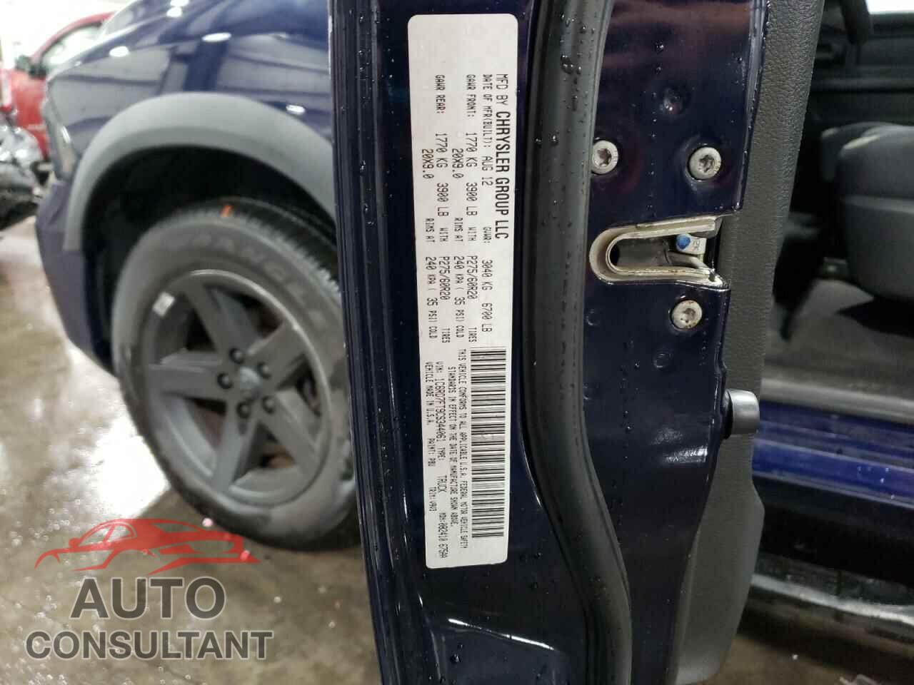 DODGE RAM 1500 2012 - 1C6RD7FT9CS344061
