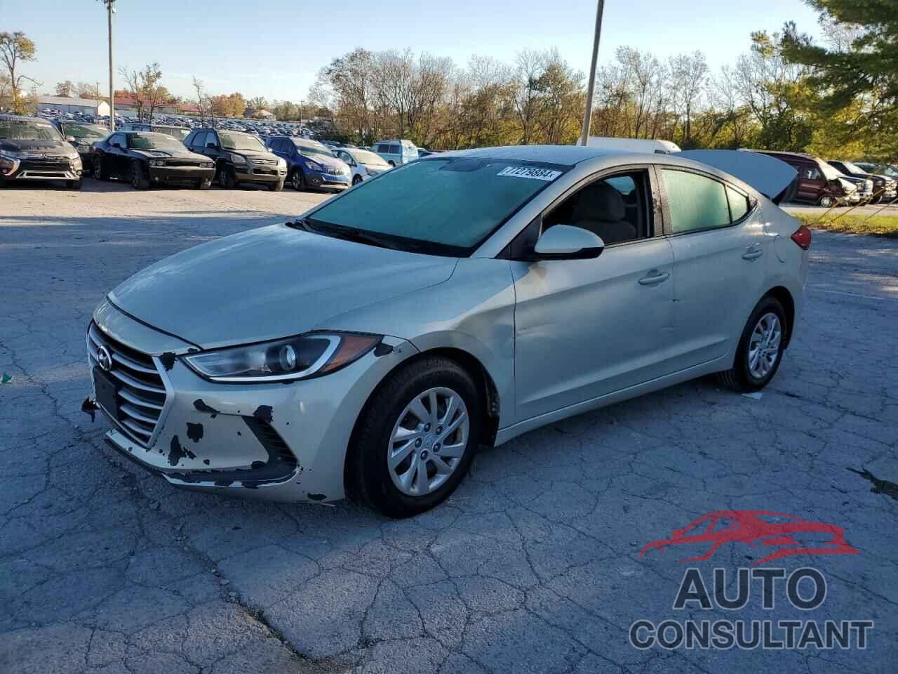 HYUNDAI ELANTRA 2017 - KMHD74LF3HU428469