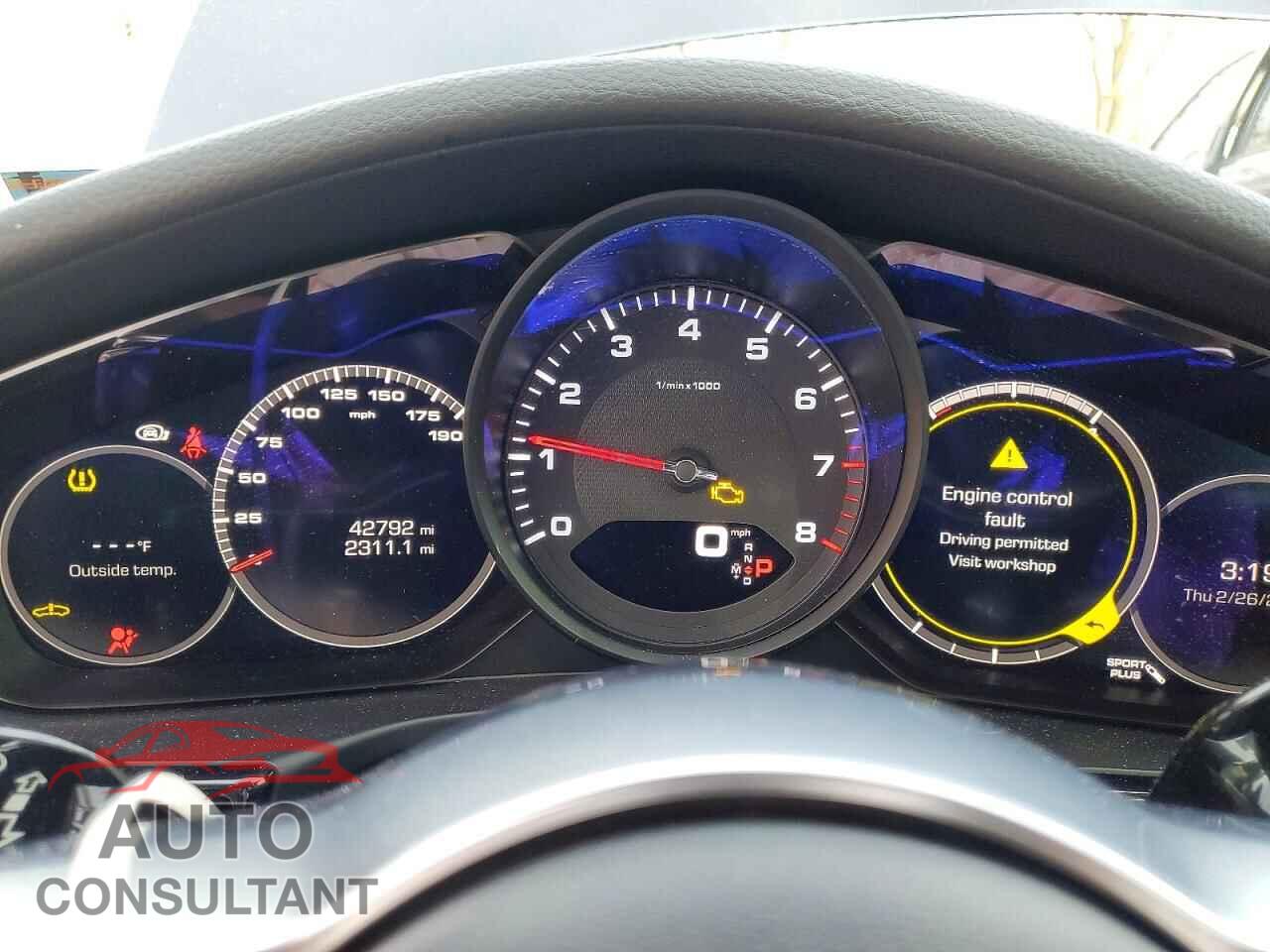 PORSCHE PANAMERA 2019 - WP0AA2A78KL101605