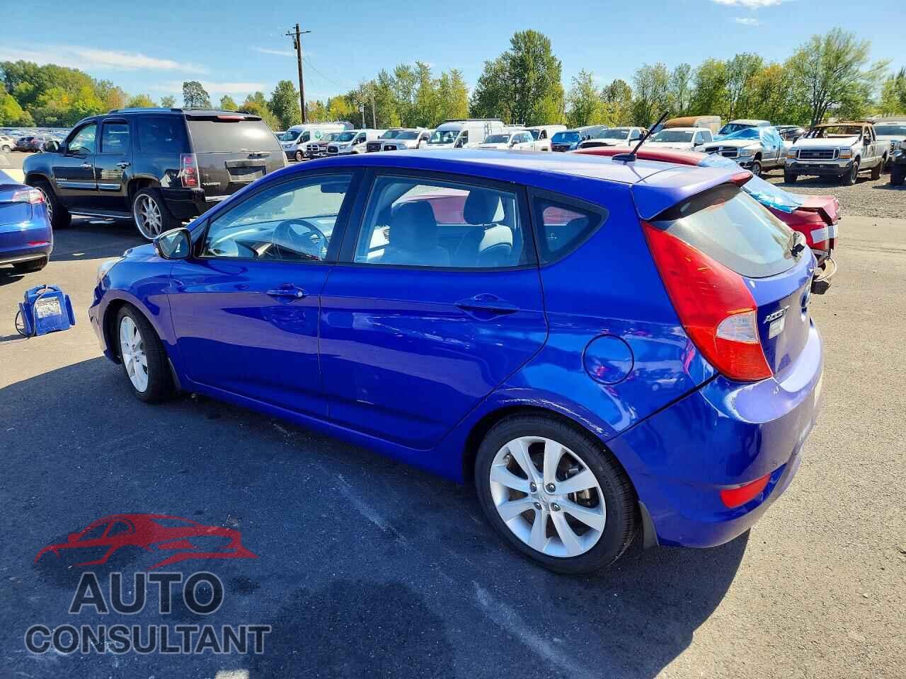 HYUNDAI ACCENT 2013 - KMHCU5AEXDU111609