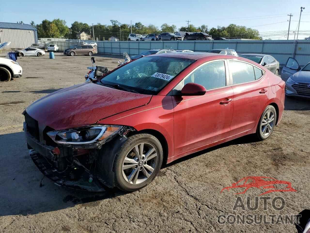 HYUNDAI ELANTRA 2017 - KMHD84LF0HU275255