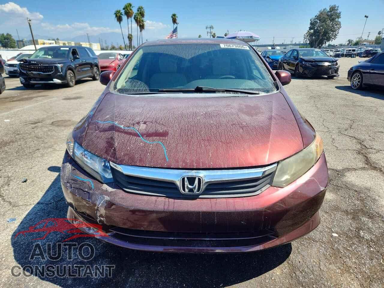 HONDA CIVIC 2012 - JHMFB2F82CS001400