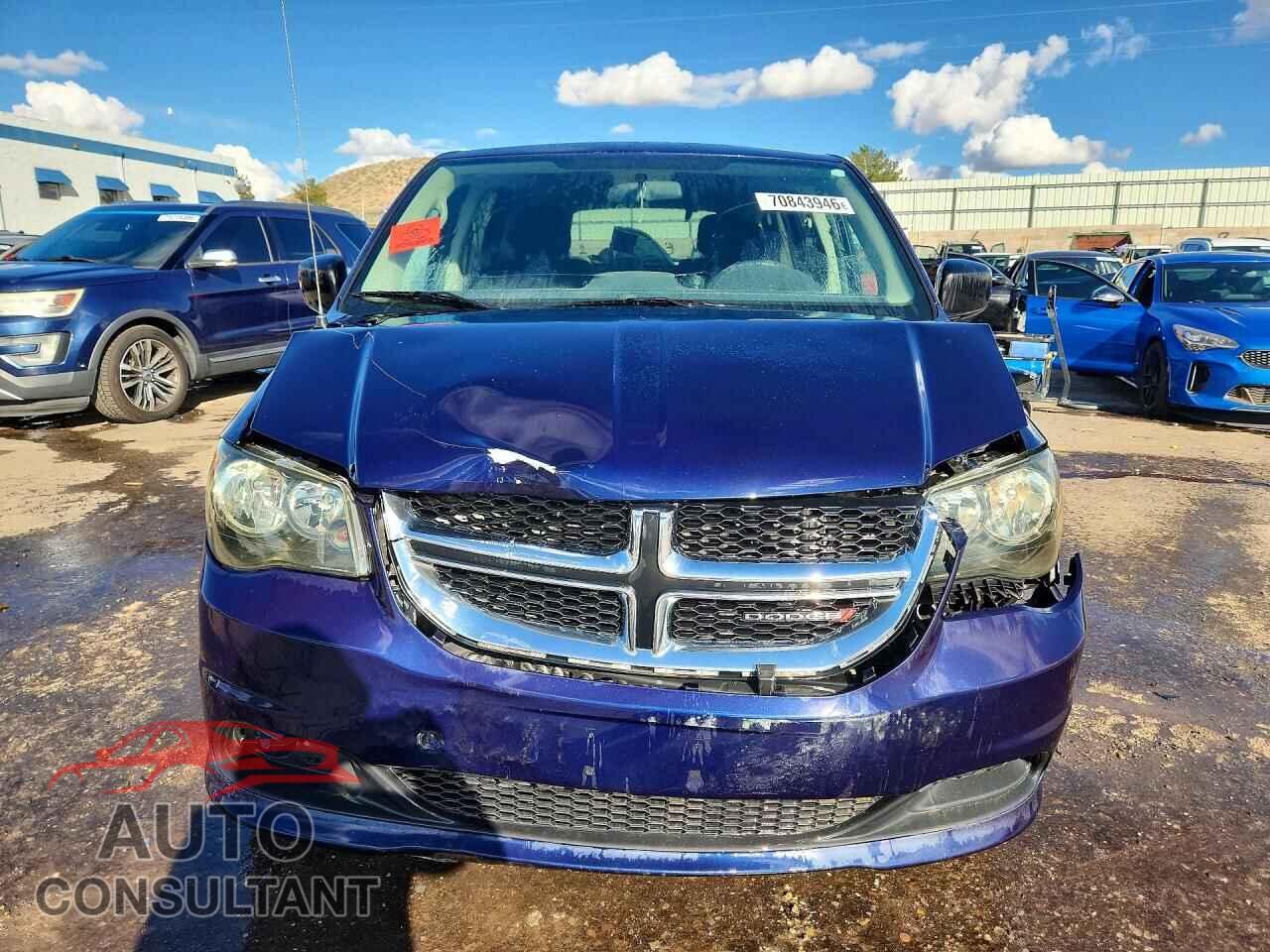 DODGE CARAVAN 2012 - 2C4RDGBG7CR372881