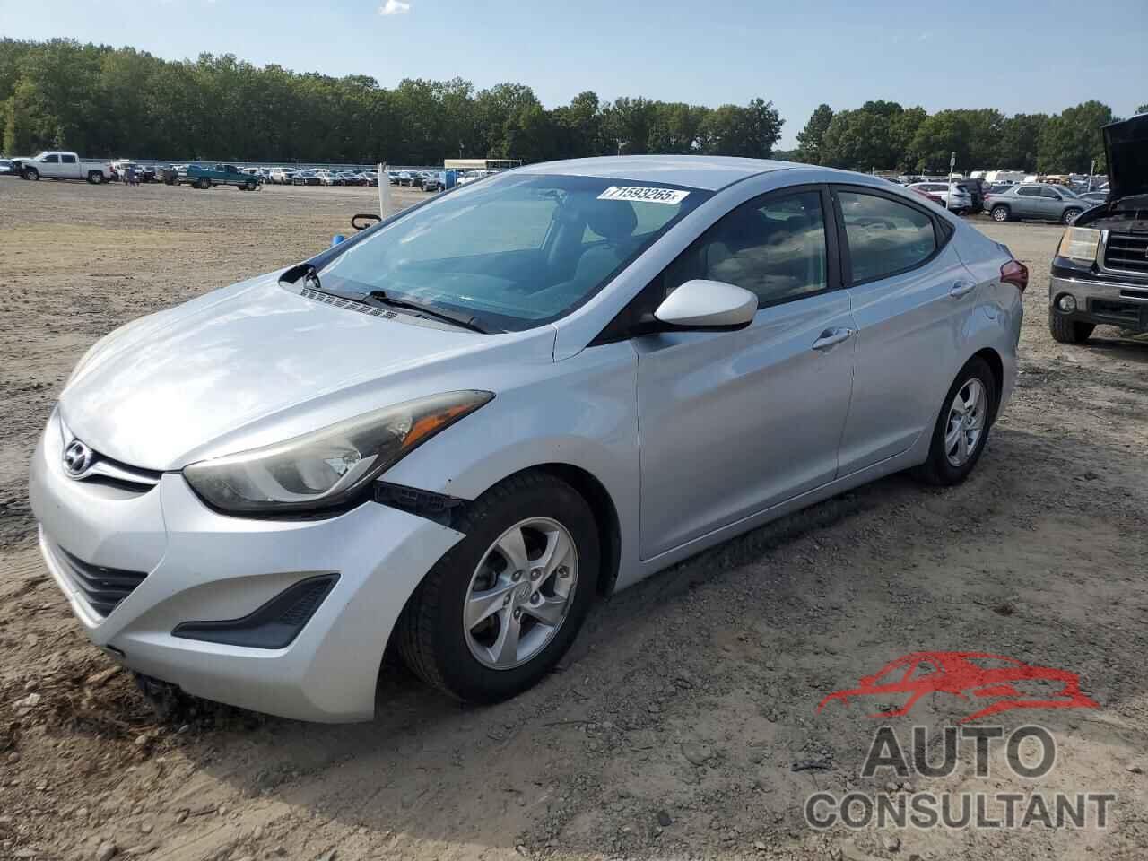 HYUNDAI ELANTRA 2014 - 5NPDH4AE8EH513051