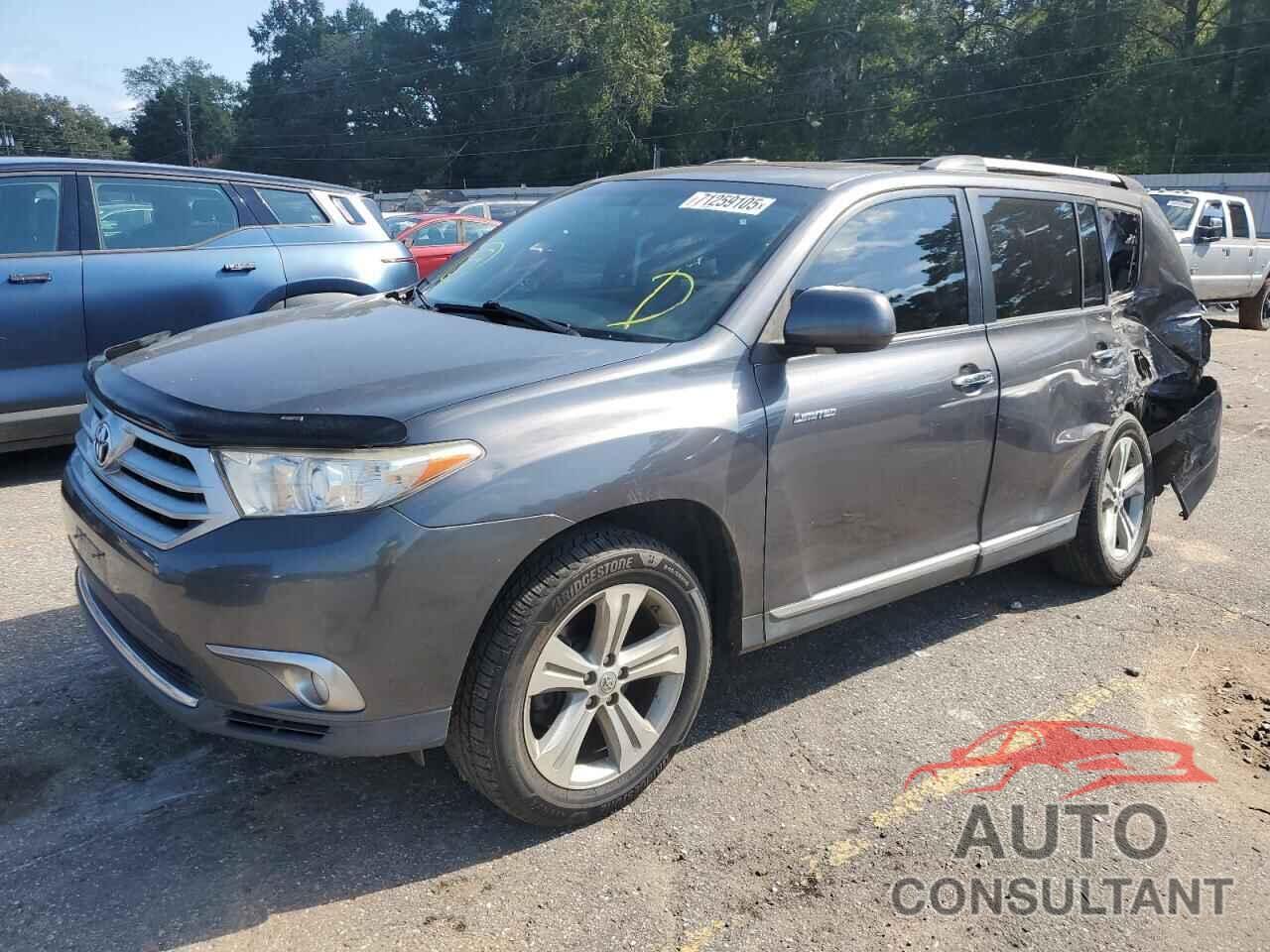 TOYOTA HIGHLANDER 2012 - 5TDDK3EH5CS110216