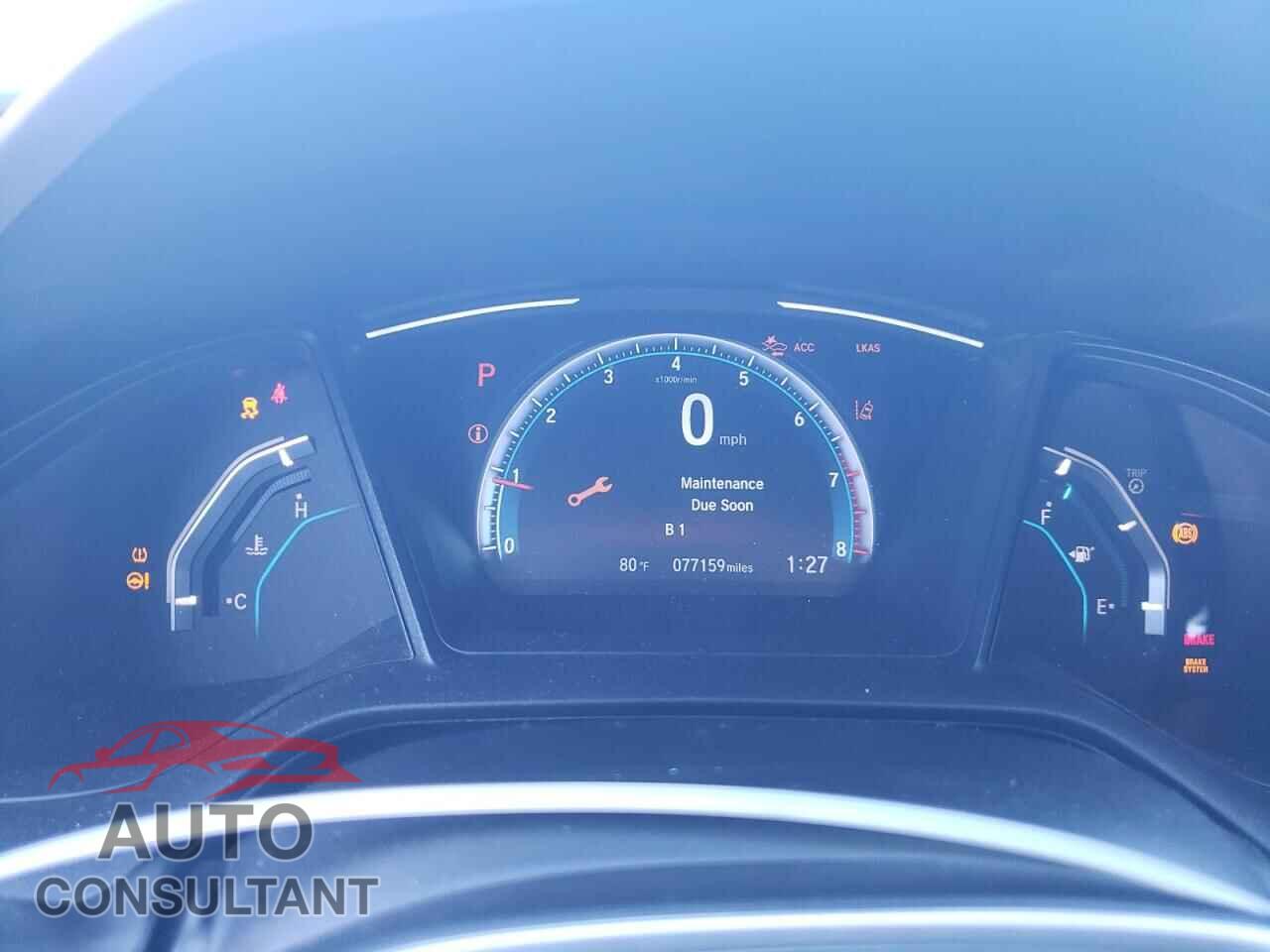 HONDA CIVIC 2019 - 2HGFC2F63KH562757