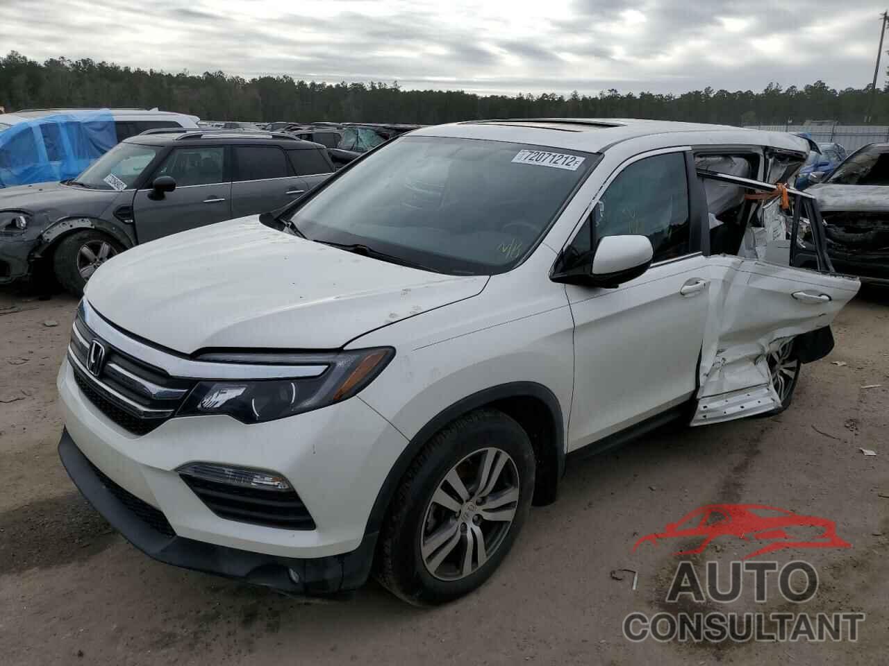 HONDA PILOT 2017 - 5FNYF5H54HB014706