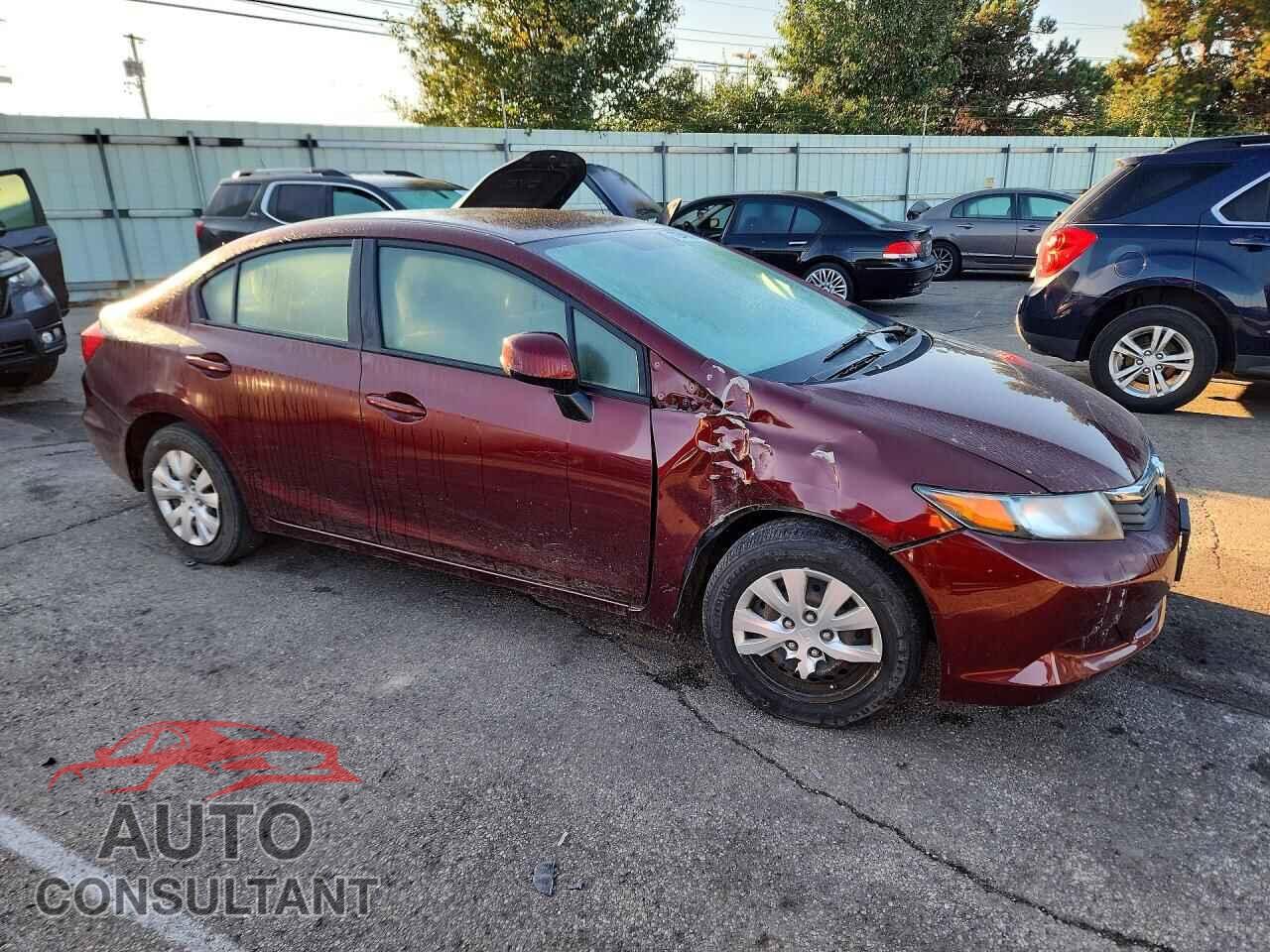 HONDA CIVIC 2012 - 19XFB2F55CE090664