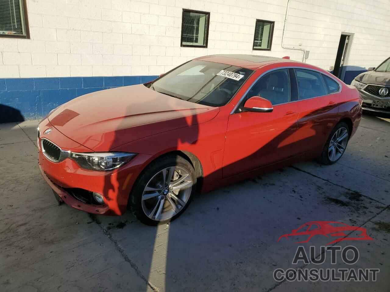 BMW 4 SERIES 2019 - WBA4J7C59KBM74239