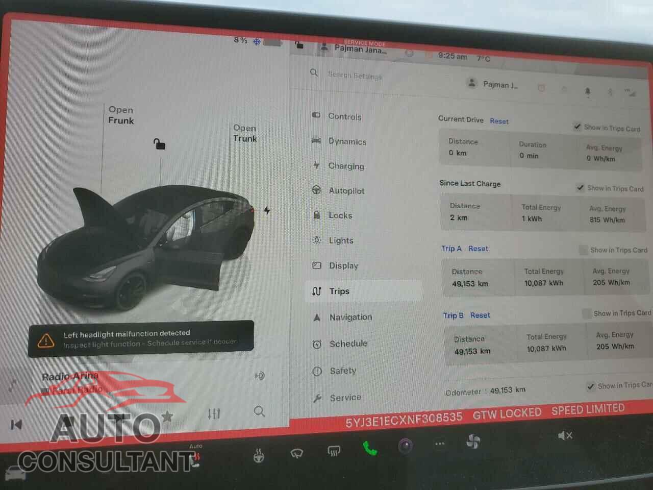 TESLA MODEL 3 2022 - 5YJ3E1ECXNF308535