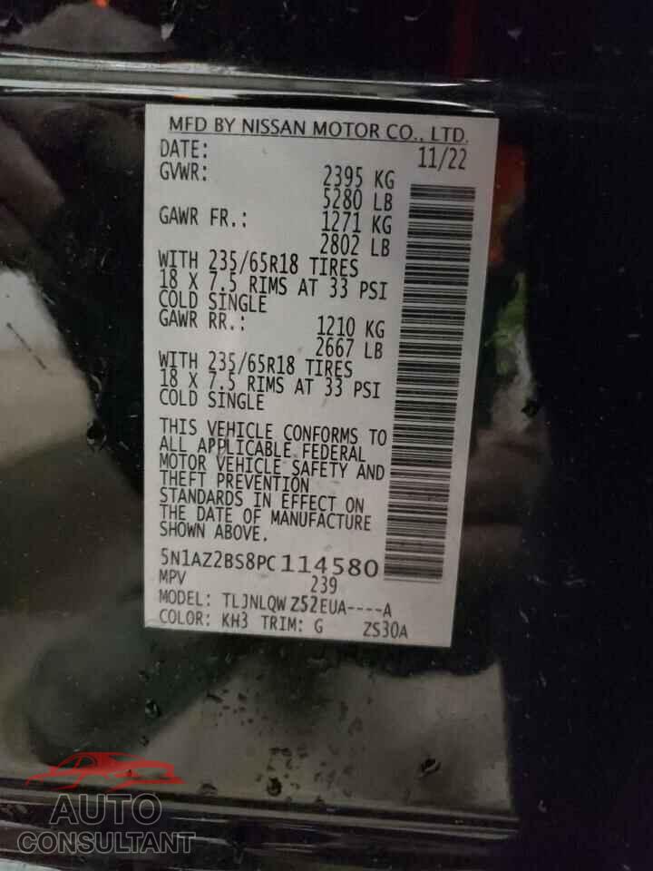 NISSAN MURANO 2023 - 5N1AZ2BS8PC114580