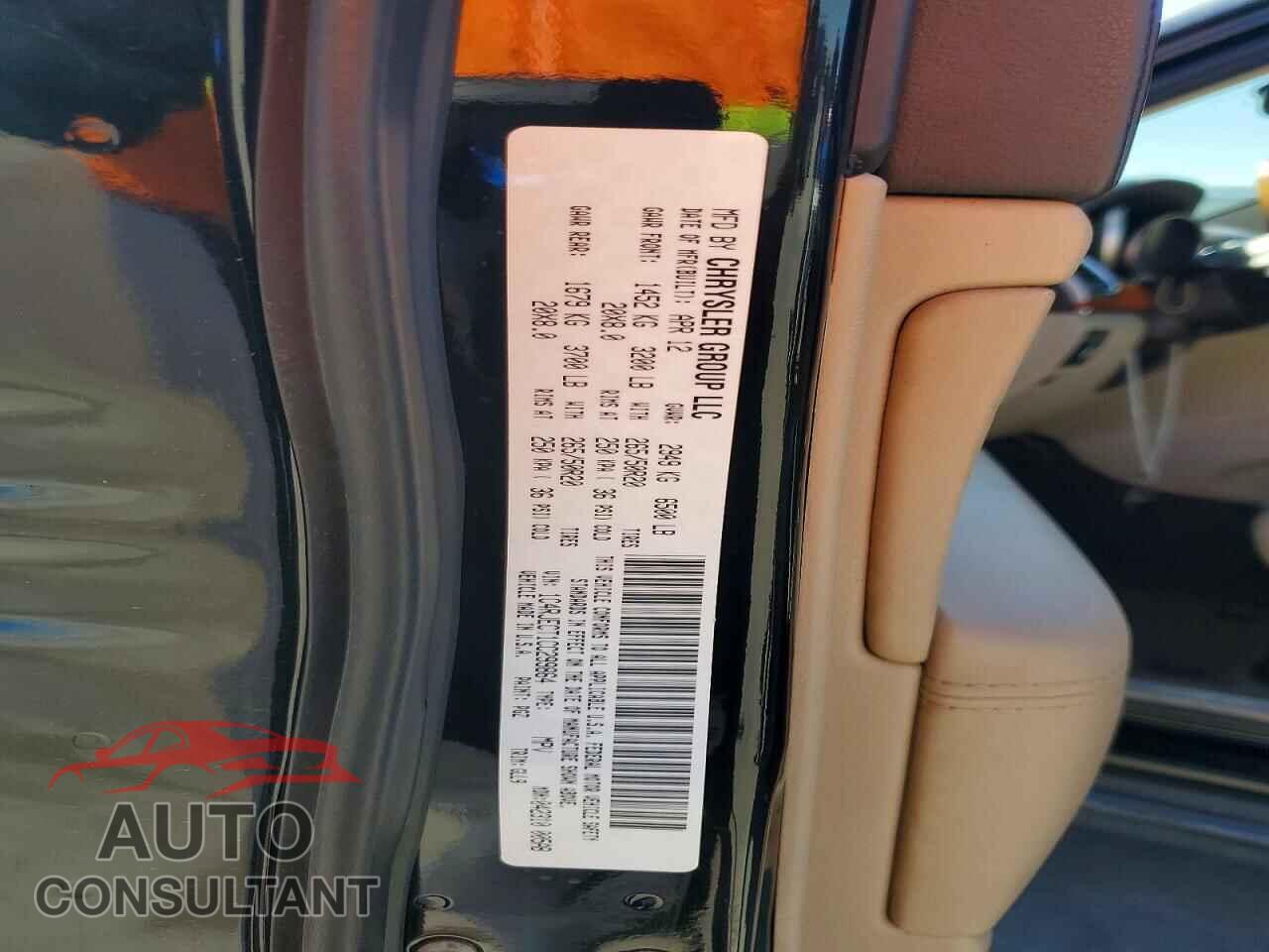 JEEP GRAND CHEROKEE 2012 - 1C4RJECT1CC299864