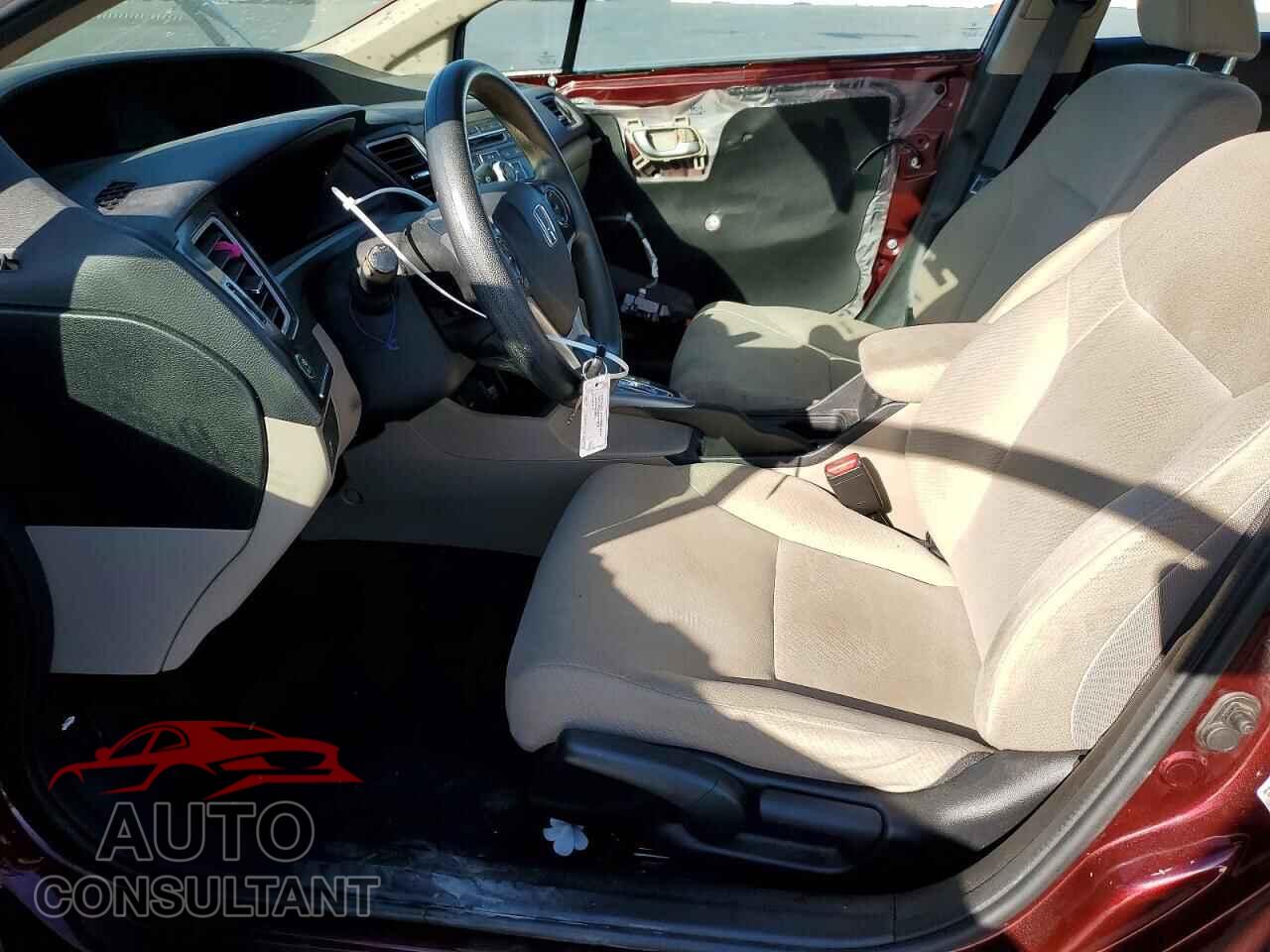 HONDA CIVIC 2013 - 19XFB2F57DE276952