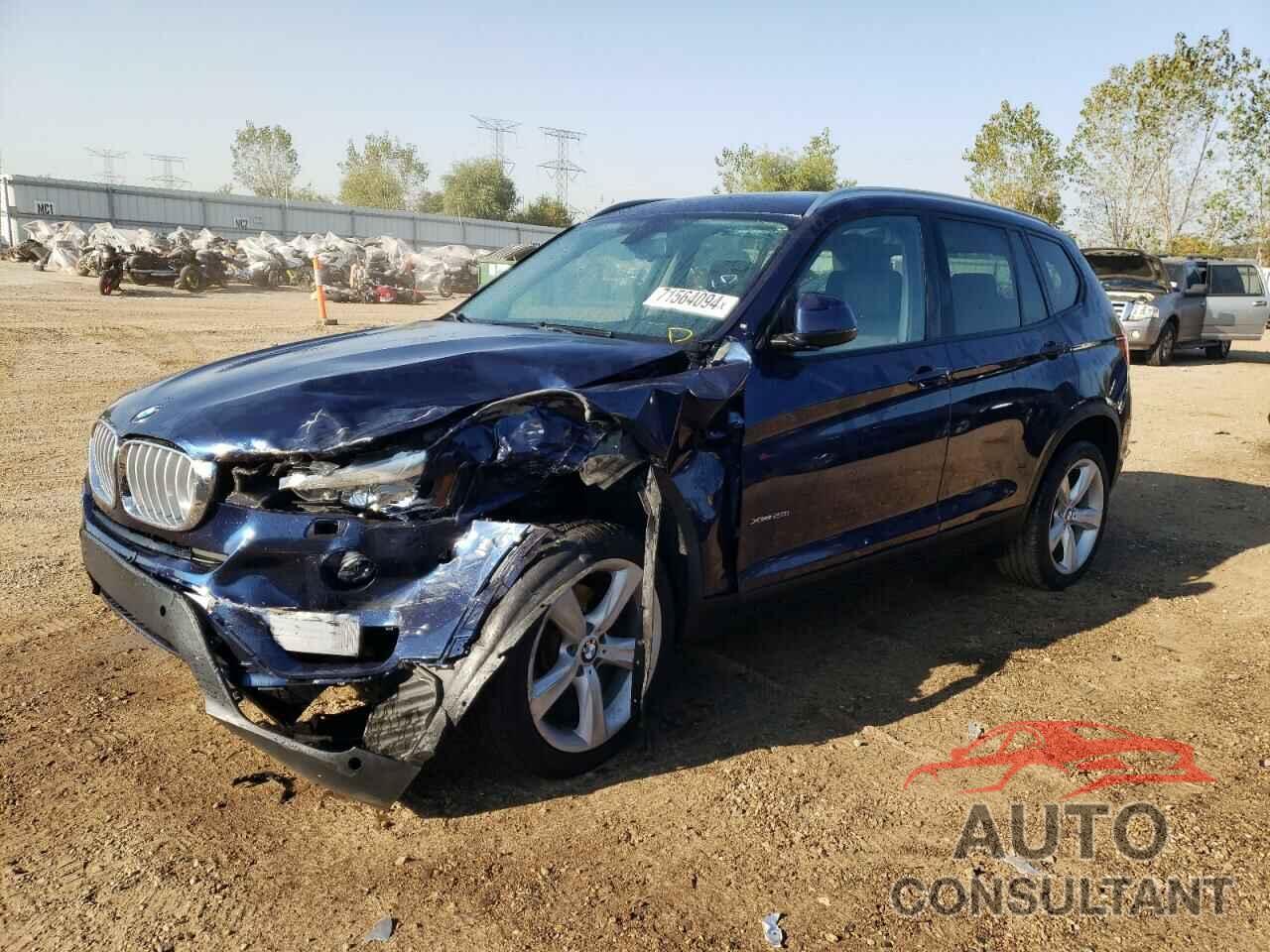 BMW X3 2017 - 5UXWX9C59H0D95486