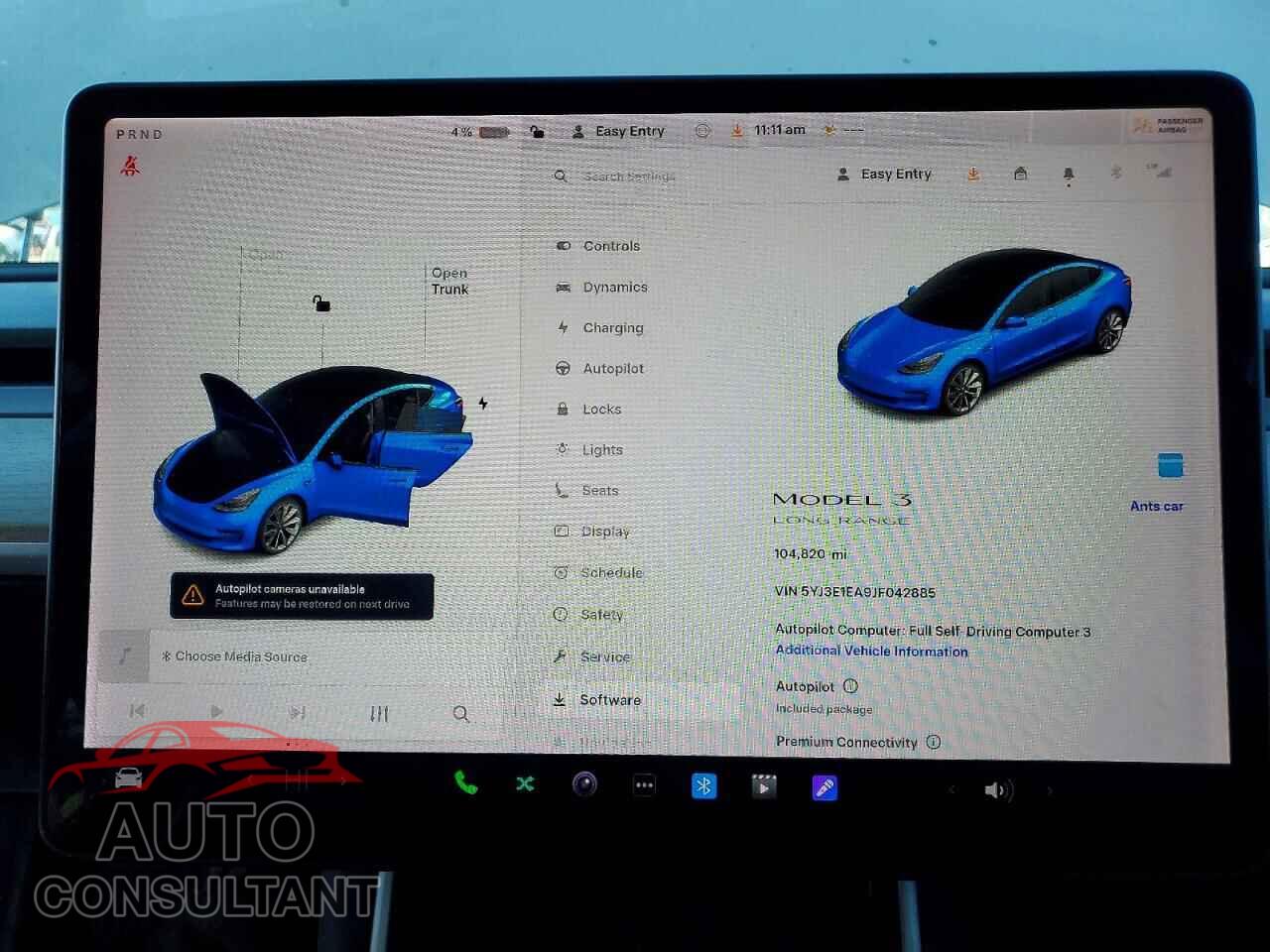 TESLA MODEL 3 2018 - 5YJ3E1EA9JF042885