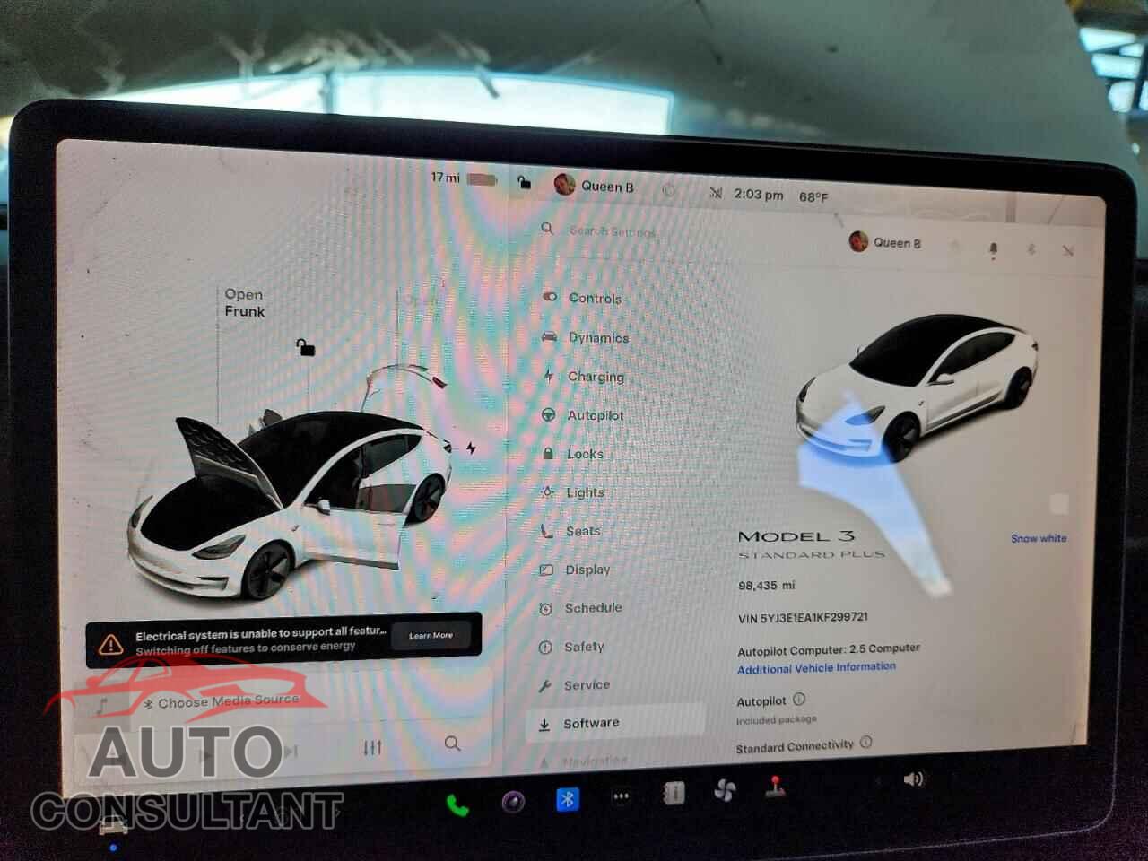 TESLA MODEL 3 2019 - 5YJ3E1EA1KF299721