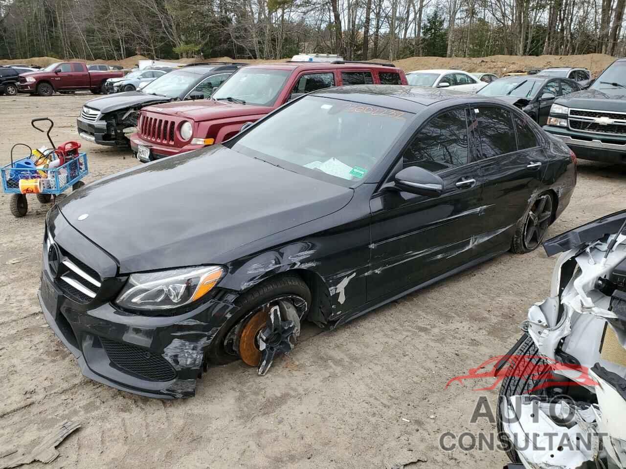 MERCEDES-BENZ C-CLASS 2017 - 55SWF4KB3HU221957