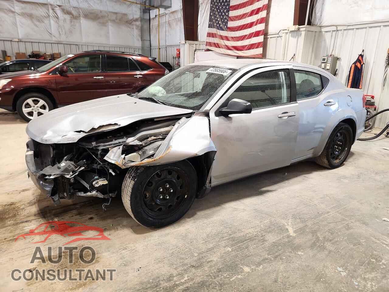 DODGE AVENGER 2013 - 1C3CDZAB4DN624550
