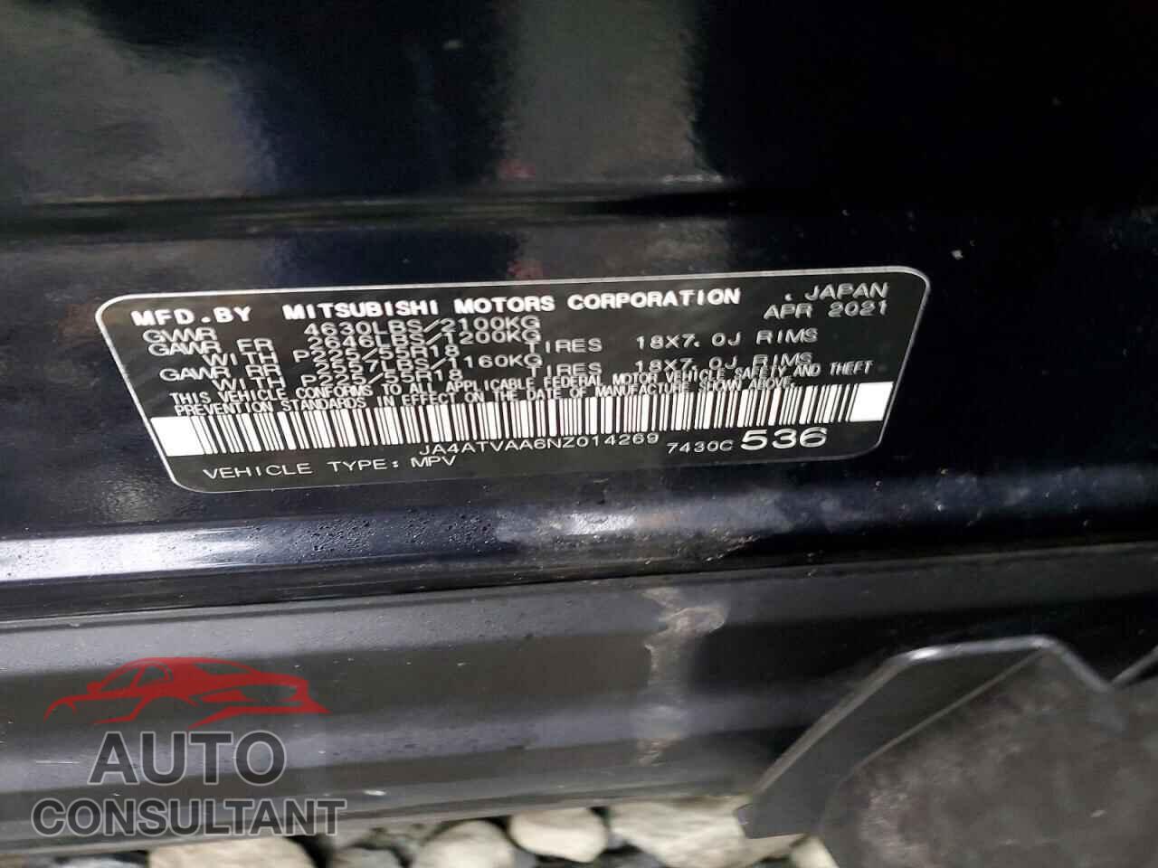 MITSUBISHI ECLIPSE 2022 - JA4ATVAA6NZ014269