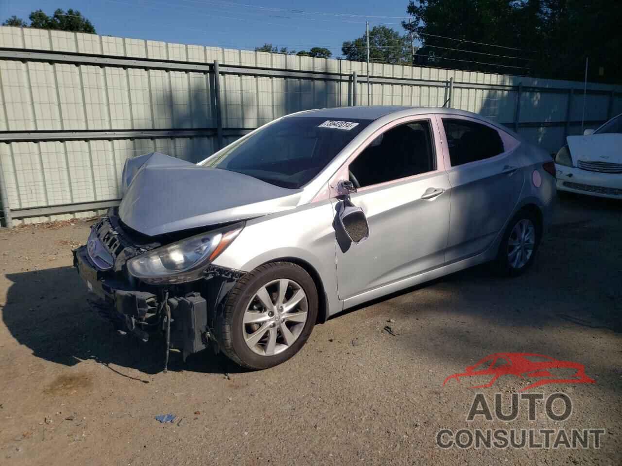 HYUNDAI ACCENT 2012 - KMHCU4AE3CU247122