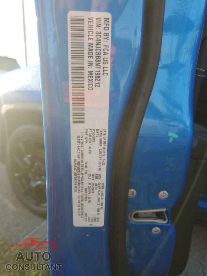 JEEP COMPASS 2022 - 3C4NJCBB8NT198212