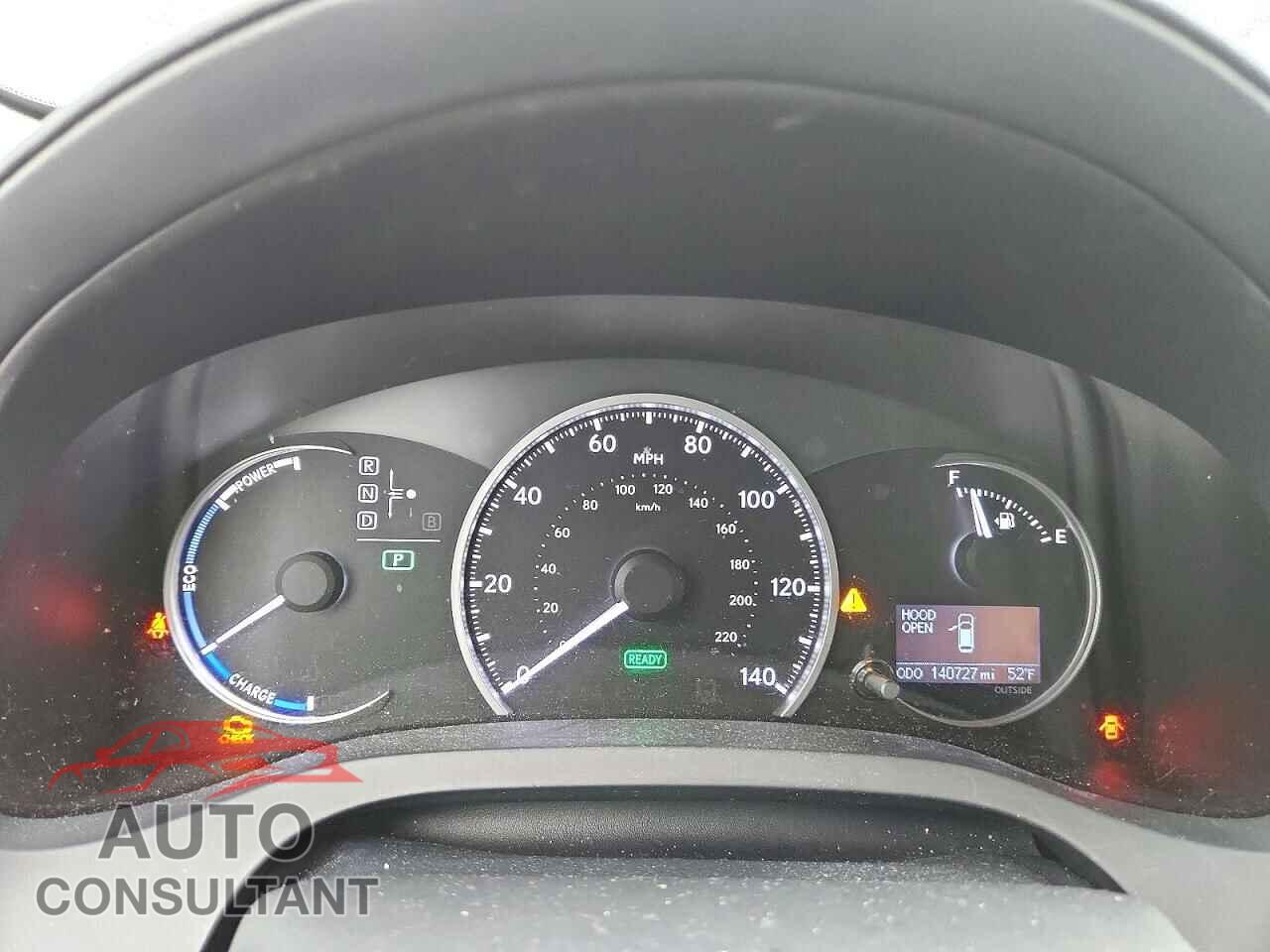 LEXUS CT 200 2012 - JTHKD5BH9C2109187