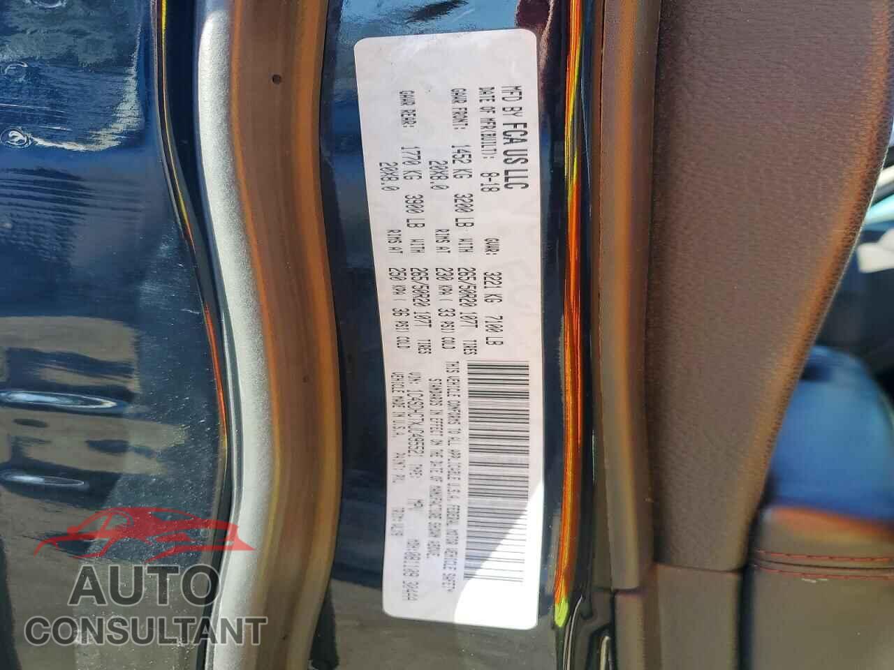 DODGE DURANGO 2018 - 1C4SDHCTXJC495521