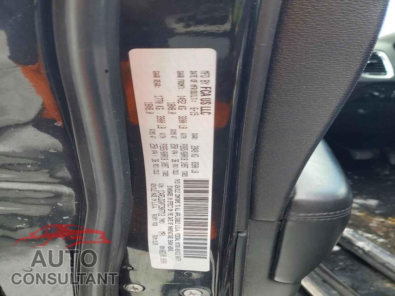 DODGE DURANGO 2015 - 1C4RDJDGXFC907712