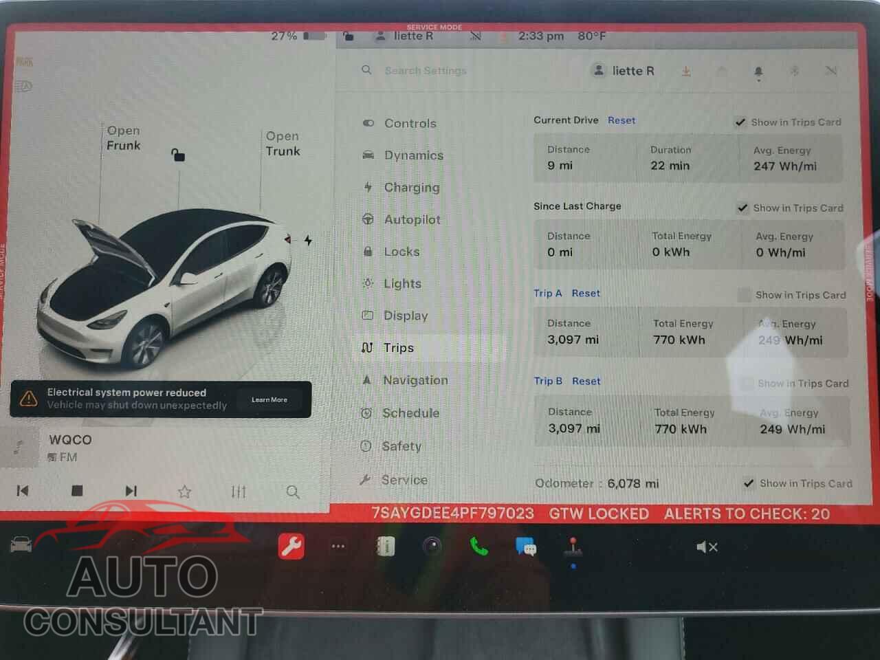 TESLA MODEL Y 2023 - 7SAYGDEE4PF797023